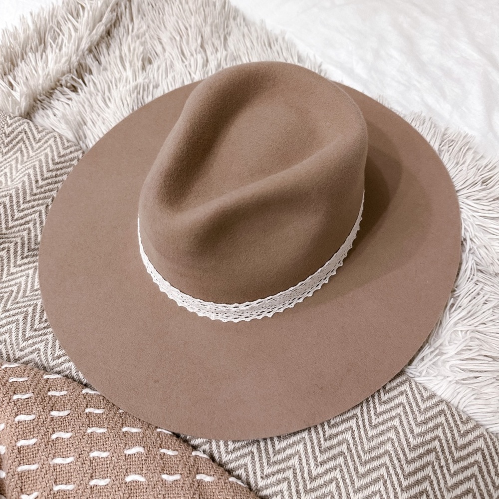Wide stiff brim hat